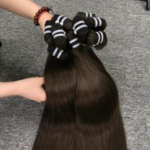 Extensions de cheveux vierges 100% de haute qualité en gros cheveux bruts vietnamiens droits naturels pour teints avec des couleurs - Product Image 4