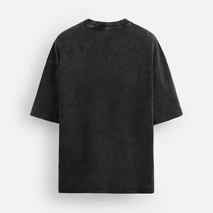 Ropa informal de alta calidad, camisetas para hombres, camisetas ligeras para hombres, Camiseta holgada de algodón 100% sólido para hombres - Product Image 2