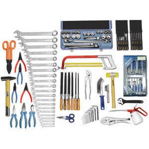 Juego de 100 Herramientas de Reparación Automotriz para Electricistas y Talleres de Carrocería - 985g, Kit de 6 Herramientas de Computación, Fuente de Alimentación Manual, Empaquetado en Estuche Rígido - Product Image 1