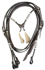 Calzones ecuestres occidentales ligeros con Riendas de cuero grabadas Diseño cómodo Caballete de cuero para montar a caballo - Product Image 5