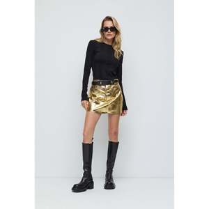 Chemisier à manches longues et dos nu avec détail boucle - Product Image 1