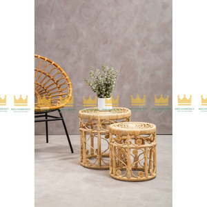 Vente en gros de tabouret d'enfant en rotin fait main du Vietnam Meubles commerciaux pour décoration de salon Prix bon marché - Product Image 5