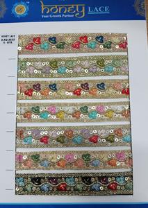 Adorno de encaje Floral Multicolor con bordado para ropa, zapatos, bolsos, decoración, adornos de ropa bordados coloridos a la moda - Product Image 3