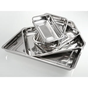 Tazón Compacto de Acero Inoxidable con Forma Angular Poco Profunda, Robusto e Higiénico - Burkle GmbH, Hecho en Alemania - Product Image 3