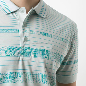 Venta al por mayor nueva llegada de alta calidad de los hombres de polo de la camiseta de moda joven con función de luz 100% algodón de manga corta - Product Image 6