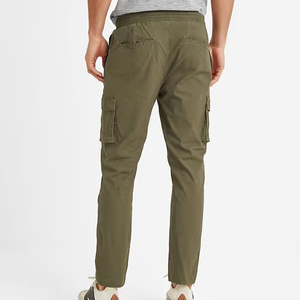 กางเกงคาร์โก้ผู้ชายใหม่ ผ้าฝ้ายสีดำ กางเกงทำงานไซส์ใหญ่ กางเกงลำลองปีนเขาสำหรับฤดูร้อน กางเกงจ็อกเกอร์ขายาว กางเกงผู้ชาย - Product Image 2