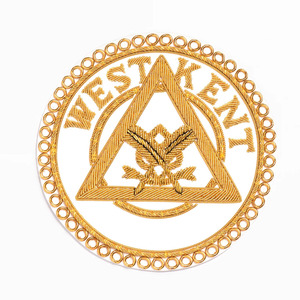 Custom Fabric Embroidered Patch <b>Badges</b> Sew on Embroidery Patches Clothing Masonic Regalia Apron <b>Badges</b> Emblems - Product Image 2