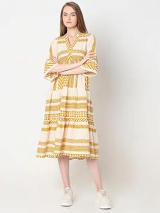 Vestido largo indio hecho a mano de algodón con estampado floral para mujer, elegante vestido de fiesta, regalo de novia personalizado para ella en venta - Product Image 2