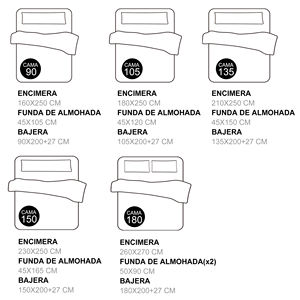 Juego de Sábanas y Fundas de Almohada Modernas a Rayas de 3 Piezas, 100% Poliéster, Incluye Sábanas Bajeras y Fundas de Almohada, Suaves al Tacto - Product Image 2