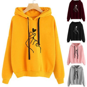 Sudaderas con capucha de mujer estilo pulóver para mujer aceptan tamaño personalizado polar servicio personalizado Casual invierno OEM transpirable sostenible - Product Image 1