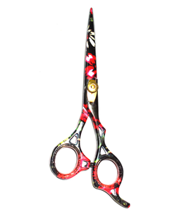 Tijeras de peluquería de alta calidad de 6,0 \ ", cuchillas rectas afiladas, tijeras de corte de pelo de peluquero hechas de acero metálico - Product Image 3