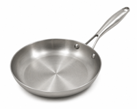 Wajan Penggorengan Keramik Anti Lengket Stainless Steel Modern, Dasar Rata, Kompatibel Induksi, Mudah Dibersihkan, Kapasitas 3-4L, Cocok untuk Telur