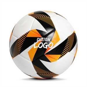 Balón de fútbol de cuero sintético personalizado, cubierta de PU de 32 paneles, textura Vimini térmica, Balón de entrenamiento de vejiga envuelto en algodón - Product Image 1