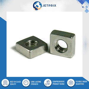 Écrou carré de qualité supérieure Jetprix International, bonne résistance, capacité de charge élevée, finition en acier inoxydable pour la construction - Product Image 2