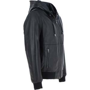 Chaqueta de Invierno Impermeable y Cortavientos de Cuero Genuino para Hombre, Diseño Superior, 100% Alta Calidad, Cuello Alto, Manga Larga, Logotipo Personalizado - Product Image 4
