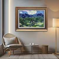 Impressionnisme dessiné à la main toile paysage célèbre Art olivier Van Gogh peinture à l'huile Reproductions