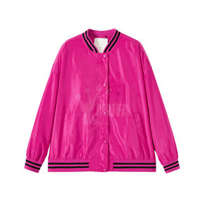 Veste de baseball d'hiver en laine personnalisable unisexe à col montant et broderie en chenille Style universitaire pour hommes - Product Image 1