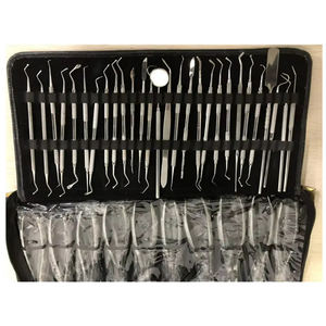 Juego de Instrumentos Quirúrgicos Dentales de Acero Inoxidable Alemán para Extracción Oral con Estuche de Cuero - Product Image 4