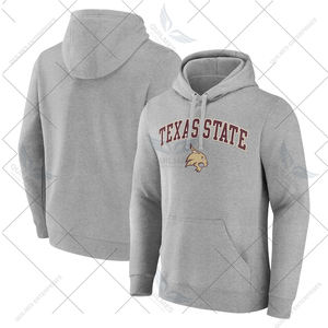 Sudadera con Capucha Personalizada de los Bobcats del Estado de Texas, Sudadera Informal de Invierno con Capucha de Forro Polar de Algodón para Hombre con Bolsillo Tipo Canguro - Product Image 4