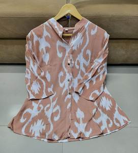 Jour de vacances/fête de bureau spécial pur rayonne tissu numérique imprimé M à XXL taille fantaisie Kurti ensemble pour femmes ou filles spécial - Product Image 2