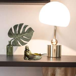 Vassoio decorativo Vintage sirena e posacenere elegante pezzo di stoccaggio con statuetta di sirena - Product Image 5