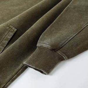 Hombres Oversize Drop Shoulder Streetwear Basics Heavy Weight Acid Wash Sudaderas con capucha hechas a medida Heavy Weight Acid Wash Sudaderas con capucha para hombres - Product Image 5