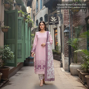 Nuevo Salwar Kameez Khaddar de Alta Calidad de 3 Piezas - Colección de Invierno de Secado Rápido y Estilo Versátil para Cada Ocasión 2025 - Product Image 3