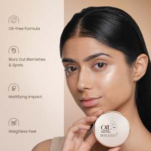 Poudre minérale libre fixatrice pour le visage, contrôle du sébum et correcteur - Product Image 2
