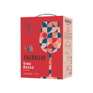 Italian Tavernello Red <b>Wine</b> 3L Smooth Everyday Box in Box Presentation-1 Box - Product Image 2