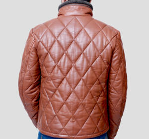 Chaqueta de cuero de burbuja de calidad superior para hombre, tamaños personalizados, diferentes colores, bajo precio, tela de lona, logotipo frontal, mejor venta - Product Image 3