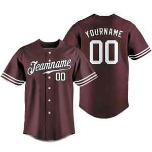 Vente en gros de haute qualité, uniformes de baseball respirants 100% polyester personnalisés, impression de logo personnalisé pour hommes et femmes - Product Image 4