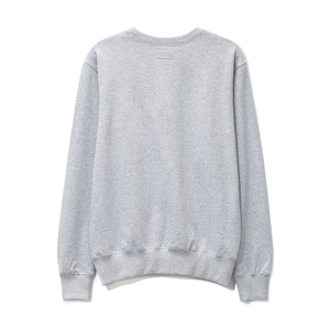 Sudadera personalizable de cuello redondo para hombre con diseño recortado estampado en relieve y tinte liso para invierno - Product Image 2