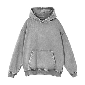 Sweat-shirts à capuche personnalisés en coton 100% brodé, effet délavé, fournis directement par l'usine, fabriqués par HAIDIIII SPORTS 2026 - Product Image 3