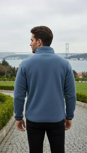 Chaqueta de Forro Polar Estilo Vintage para Hombre, Cierre de Cremallera, Reversible, Impermeable, Cortavientos, Ecológica, Talla XS de Invierno - Product Image 5