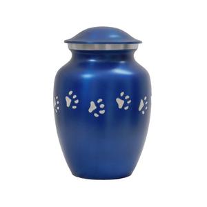 Urnes funéraires en aluminium de haute qualité avec autocollant multicolore Urnes funéraires en métal fini pour cendres humaines - Product Image 3