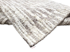 Vente chaude de haute qualité à la main en laine et coton tapis à armure plate ensembles de tapis de salon brodés en vente - Product Image 4