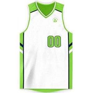 Conjunto de uniforme profesional transpirable de secado rápido estampado camiseta de baloncesto unisex personalizada 100% poliéster - Product Image 2