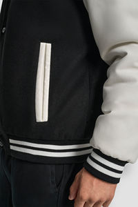 High Quality <b>Men's</b> Varsity Jacket with Manufacturer's Embroidery Logo Multi-Color Winter Wear Wholesale 100% Cotton In AKO - Product Image 5