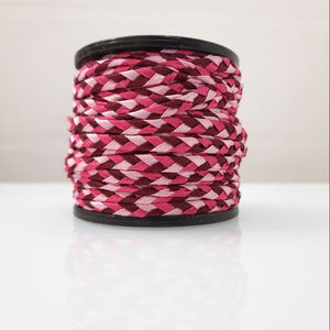 Venta al por mayor de accesorios de costura DIY cintas trenzadas de satén cuerdas decoraciones caja de regalo lazo de embalaje 100% poliéster - Product Image 2