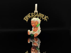 Custom <b>Christian</b> Iced Out CZ Diamond Alloy Hip Hop Pendant <b>Necklace</b> - Product Image 2