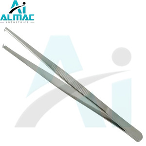 Pinzas de tejido Adson de 12cm de ALMAC, instrumentos quirúrgicos básicos de alta calidad, gran oferta, conjunto de instrumentos de acero inoxidable - Product Image 2