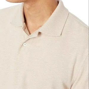 เสื้อโปโลกอล์ฟแขนสั้นของผู้ชายเสื้อกีฬาเนื้อนุ่มผ้าสแปนเด็กซ์แห้ง87.3% ผ้าโพลีเอสเตอร์12.7% ออกแบบโลโก้ได้ตามต้องการฤดูร้อน - Product Image 1