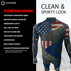 Ropa Deportiva, Uniforme de Ciclismo 100% Poliéster, Uniforme de Ciclismo Personalizado, Jersey de Ciclismo Más Vendido - Product Image 6