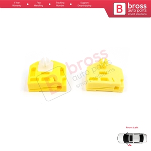 BWR5614 Window Regulator Repair <b>Clips</b> A+B Front Left for Kangoo MK2 FW KW 2007-2021 Citan W415 807212230R - Product Image 3
