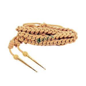 Aiguillette de oro de bajo precio Aiguillettes personalizados Bullion Wire Shoulder Cordones Aiguillettes Oro con punta de metal - Product Image 2