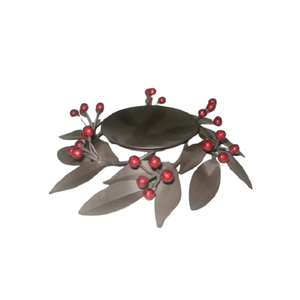 Bougeoir en forme de cercle et photophore Designer Leaf Bougeoir décoratif unique pour une utilisation à la maison Restaurant et hôtel - Product Image 1