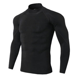 Tissu à absorption rapide pour l'entraînement de haute intensité, haut de compression pour homme, haut d'entraînement performant, haut de compression pour la course à pied pour homme - Product Image 6
