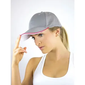 Casquette sandwich personnalisable avec bordure zoomée pour merchandising promotionnel - Product Image 3