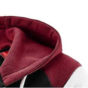 Chándal deportivo de algodón y forro polar ajustado para hombre, conjunto de ropa de calle y gimnasio con capucha de dos piezas, directo de fábrica - Product Image 4