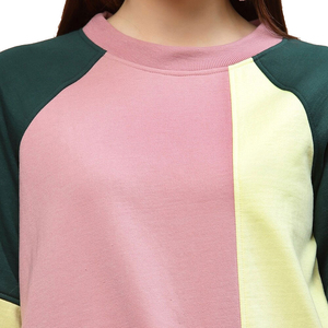 Sweat-shirts d'hiver pour femmes tendance, en coton/polyester, en molleton de coton, séchage rapide, contraste de couleurs, pull ample, streetwear élégant - Product Image 6